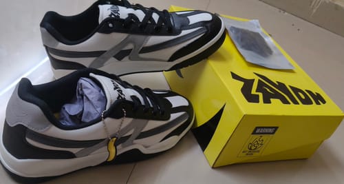 Customer photo review of DRACO White Beige Men's casual sneaker