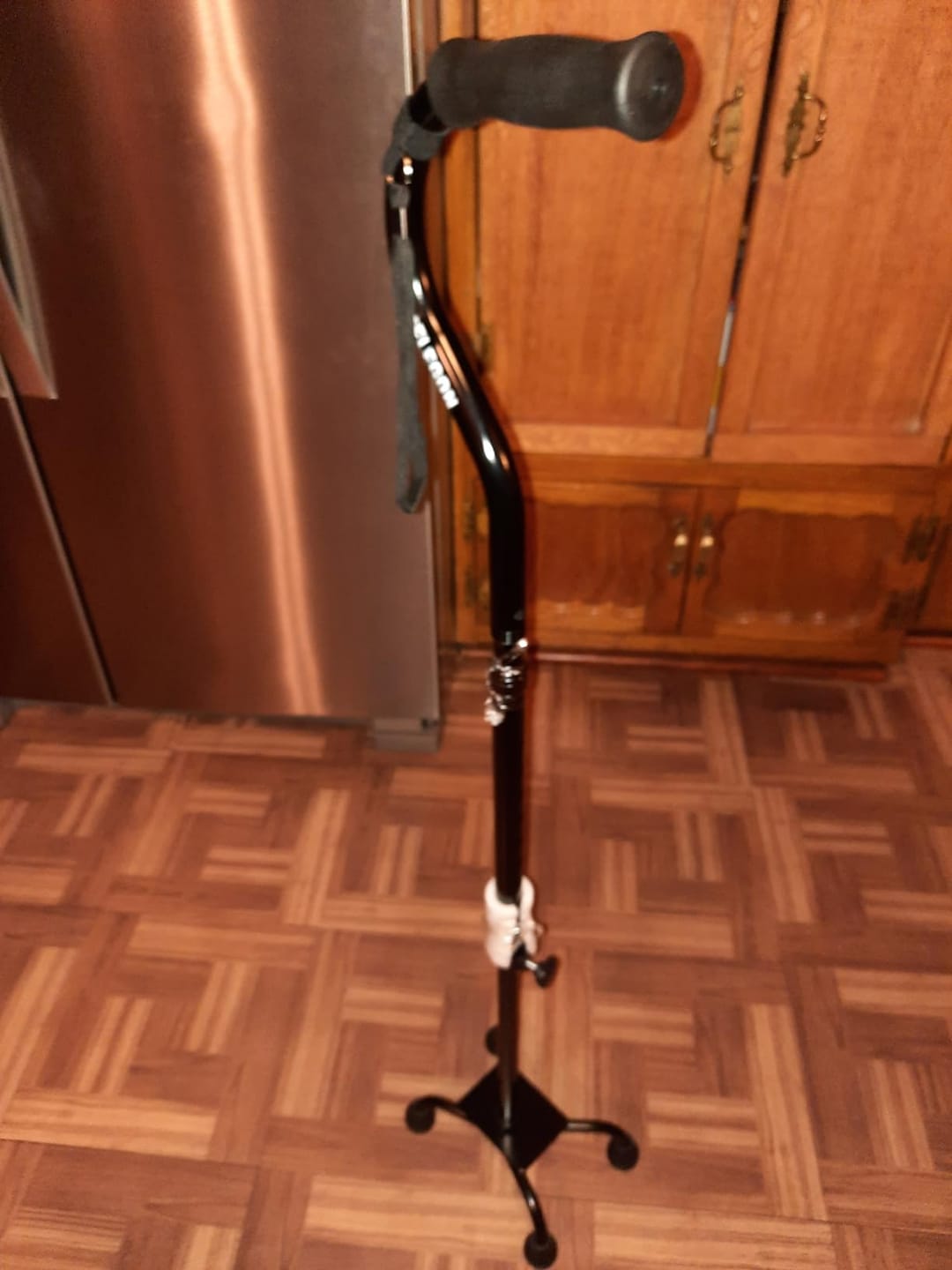 Customer photo review of Quad Cane (300 lb)