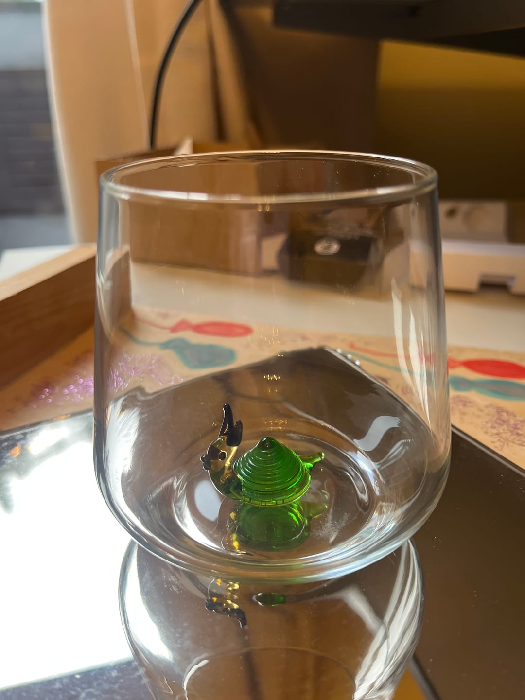 Customer photo review of Snail Glass