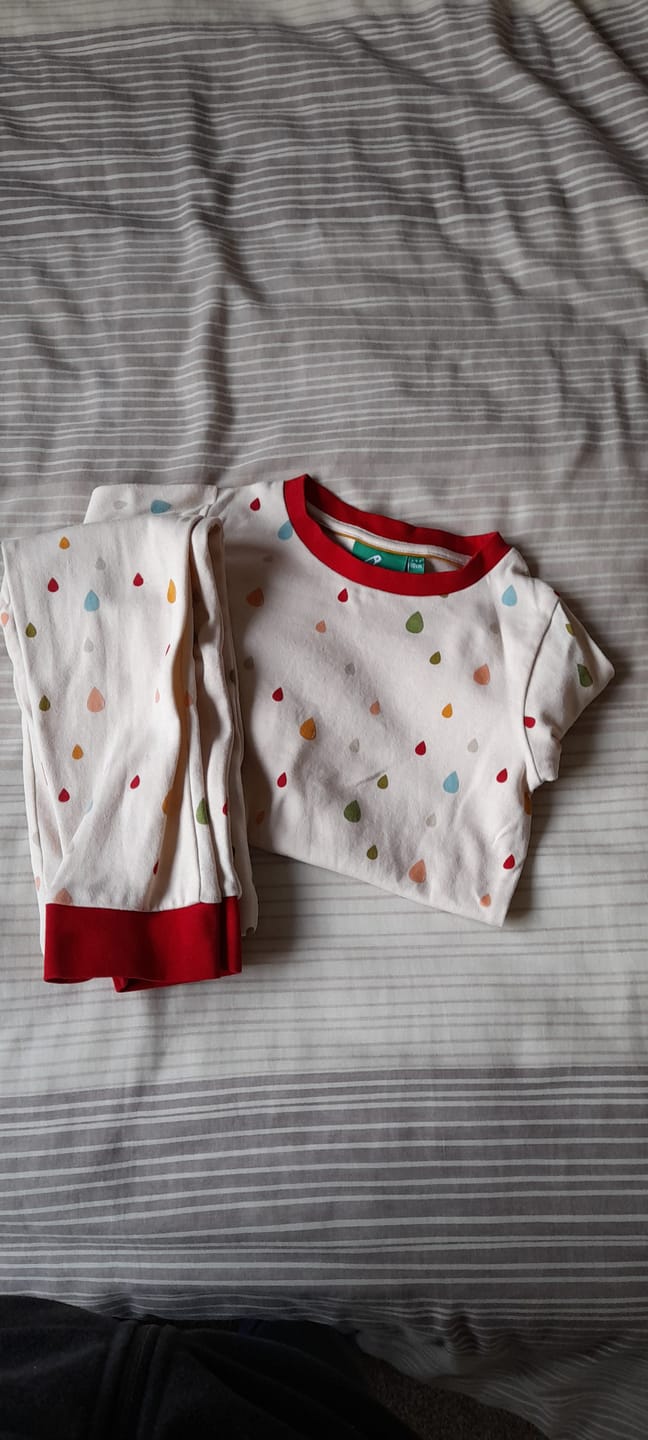 Customer photo review of Drip Drop Organic Pyjamas