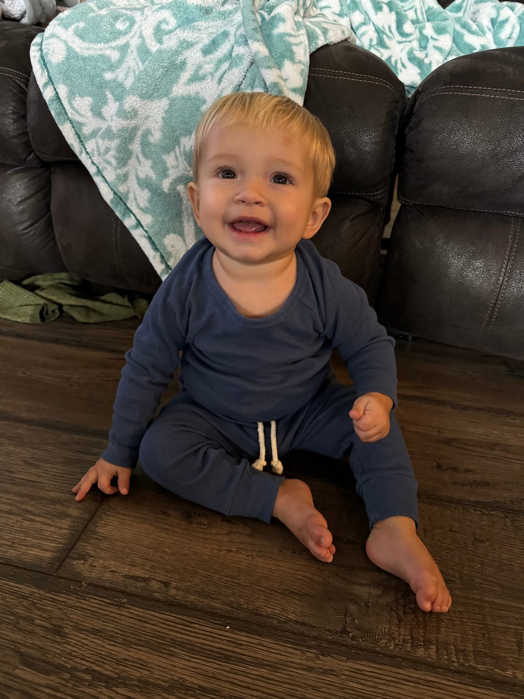 Customer photo review of Ribbed Organic Cotton • Jogger Set