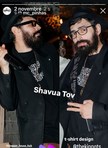 Customer photo review of HASHEM IS MY DESIGNER BLACK WHITE