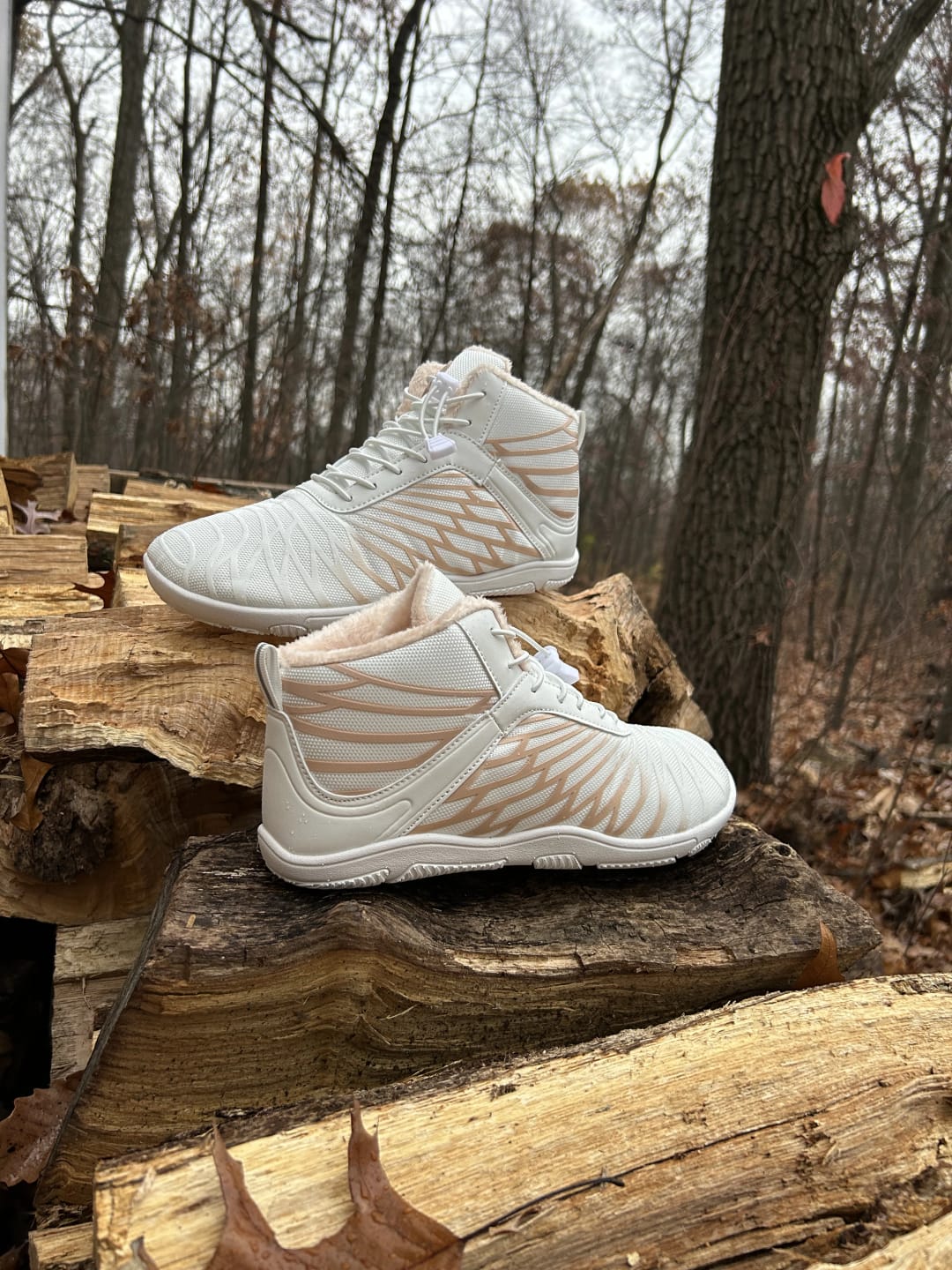Customer photo review of Lorax Winter – Ergonomic & Supportive Winter Barefoot Shoes