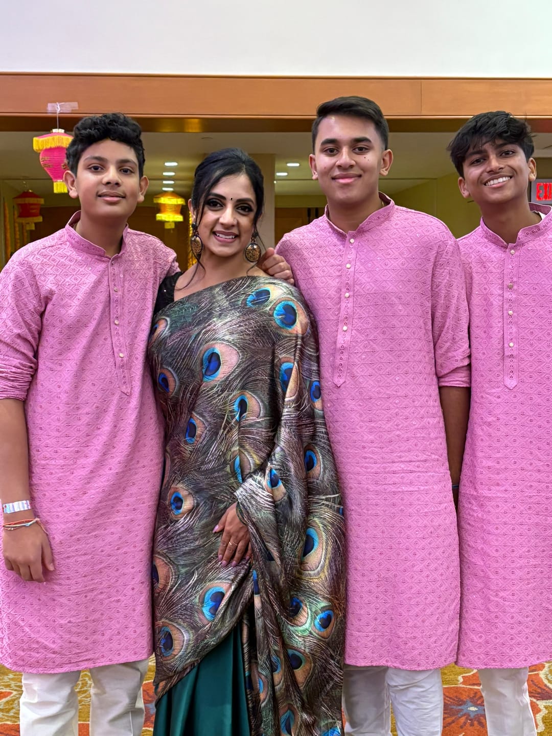 Customer photo review of Light Pink Chikan Kurta