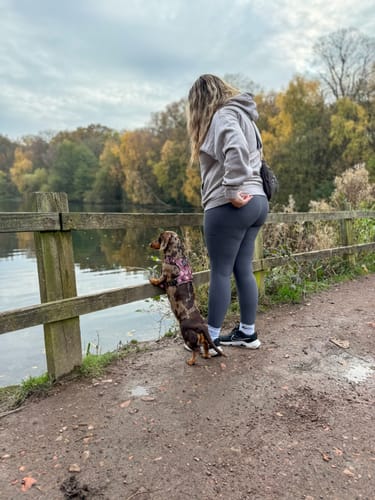 Customer photo review of Moon Bag - Charcoal