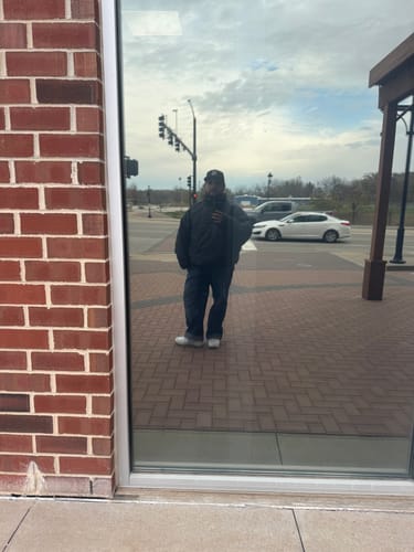 Customer photo review of Mock Neck Pullover Puffer - Yeezy Gap Engineered By Balenciaga