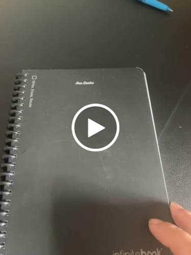 Customer video review of Pack of 5 monthly planner A5 sheets