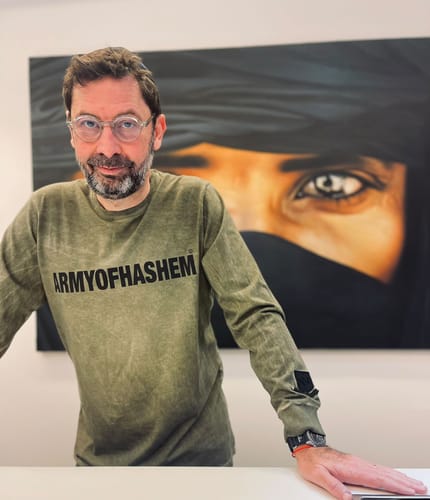 Customer photo review of ARMY OF HASHEM TEE LONG SLEEVES