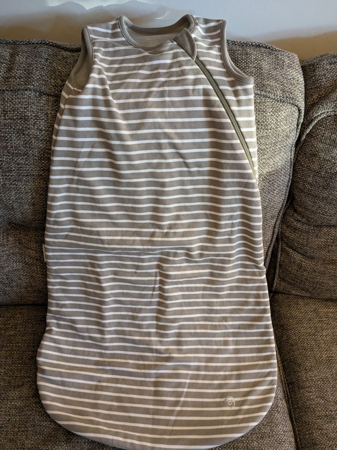 Customer photo review of 4 Season® Classic Baby Sleeping Bag, Merino Wool & Organic Cotton, Earth