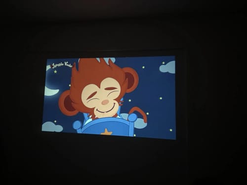 Customer photo review of Magcubic Projector 4K Android 11 HY300 Pro Wifi6 260ANSI Allwinner H713 BT5.0 1080P 1280*720P Cinema Outdoor Portable Projetors