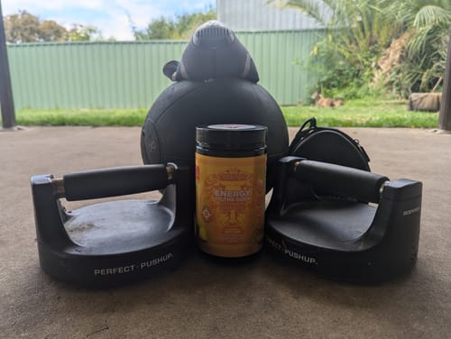 Customer photo review of Energy of The Gods - Ultimate High Stim Pre Workout