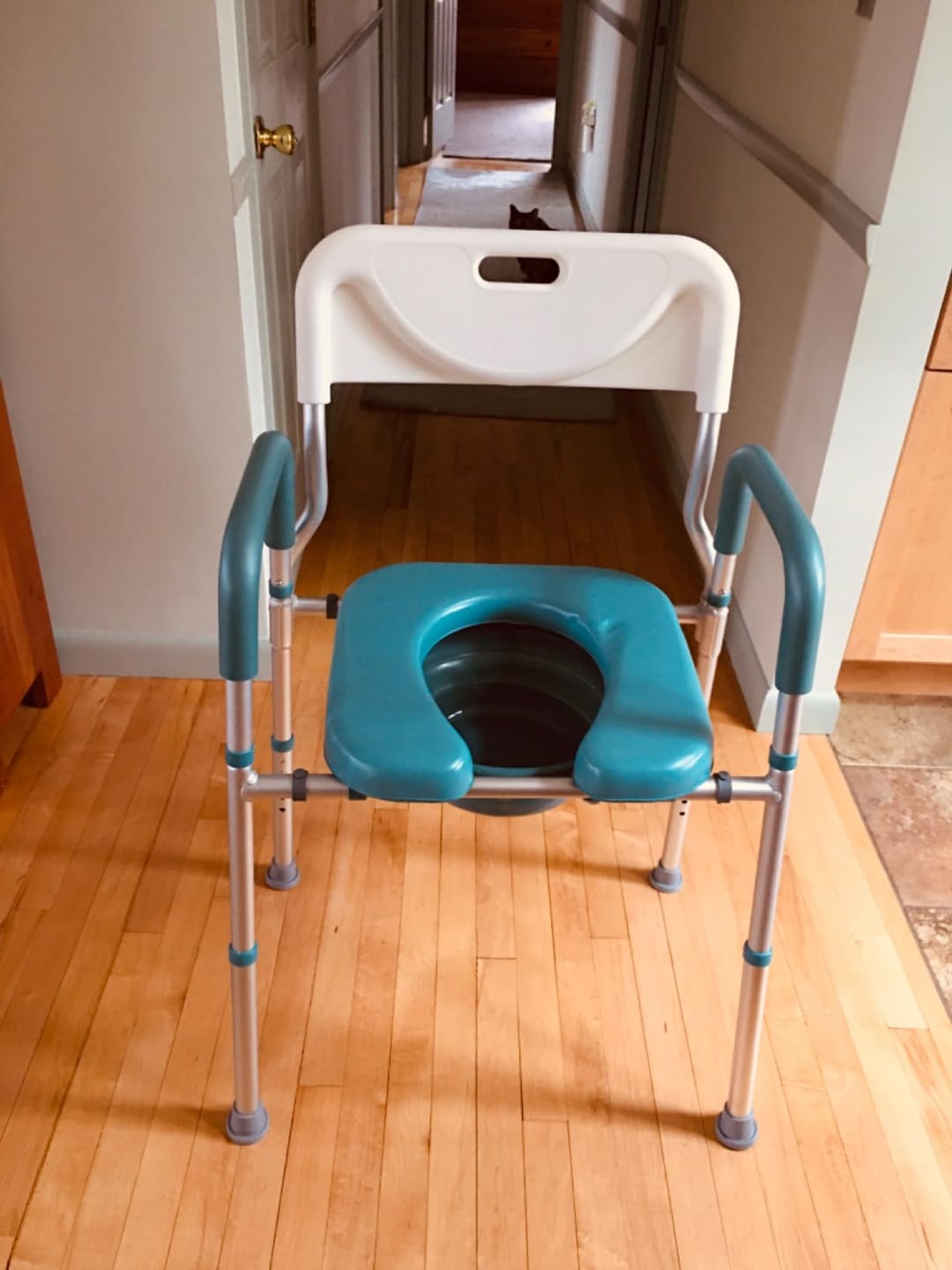 Customer photo review of Raised Toilet Seat (400lb)