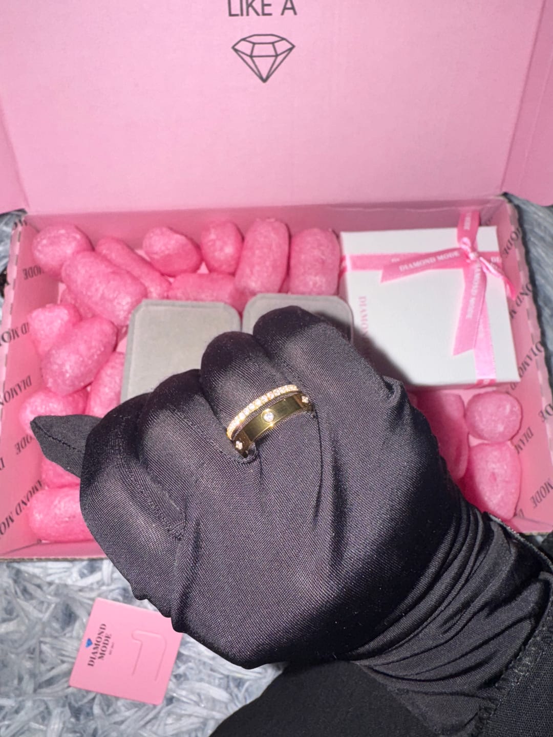 Customer photo review of Arianna Ring | 18K vergoldet