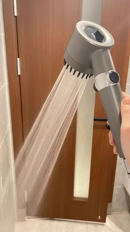 Customer photo review of Cabezal de ducha de alta presión 4 en 1 con masajeador