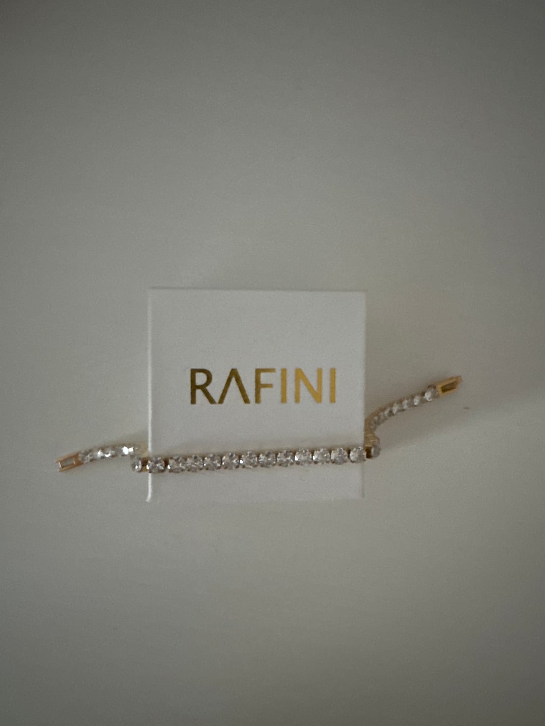 Customer photo review of Bratara Tennis Gold, 4mm