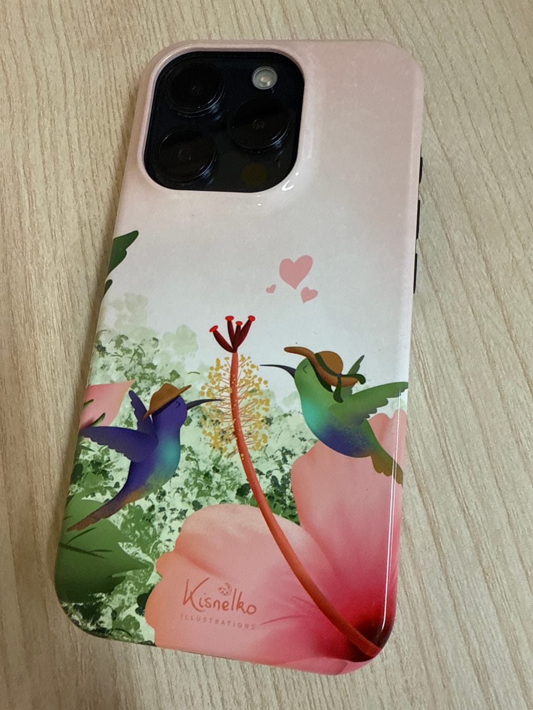 Customer photo review of Coque Hibiscus