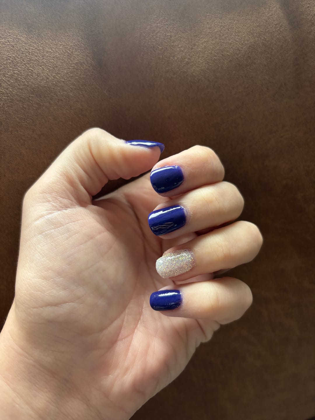 Customer photo review of Diamond White Dipping Powder