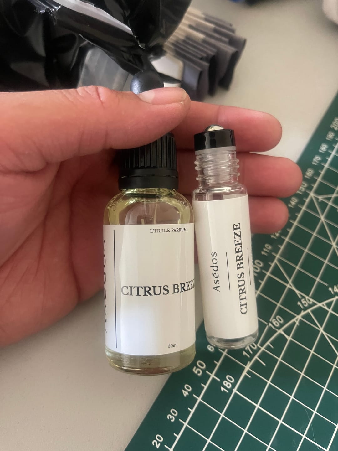 Customer photo review of CITRUS BREEZE PERFUME OIL