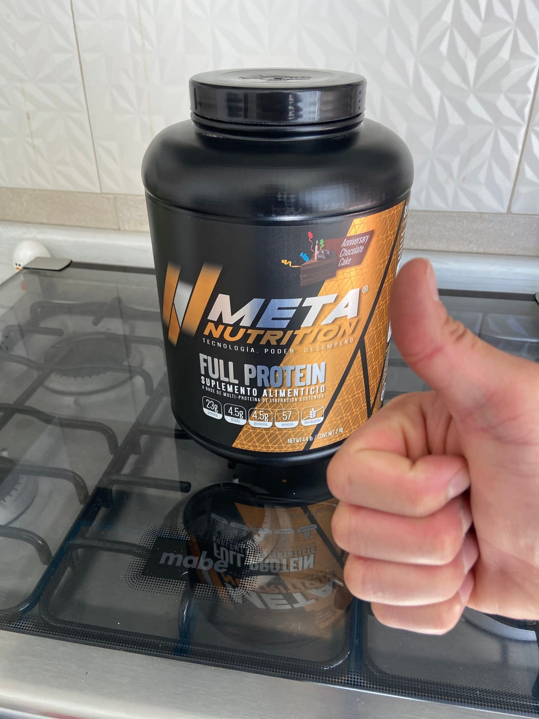 Customer photo review of Full Protein 4.4 lb