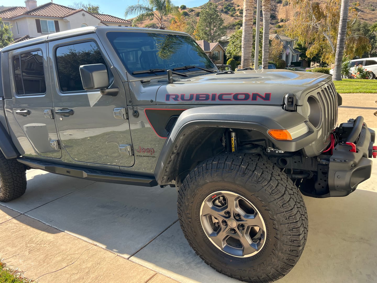 Customer photo review of Premium Fender Vent Decal Set | Black Topo - fits Wrangler JL & Gladiator JT