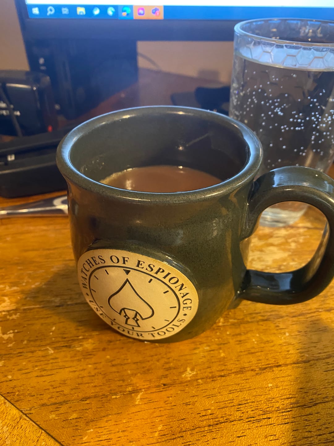 Customer photo review of W.O.E. Use Your Tools Coffee Mug