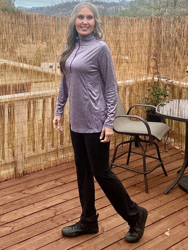Customer photo review of Vista Half-Zip Tunic 2.0