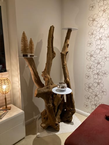 Customer photo review of Wurzel Deko Pflanzenständer MEGAN