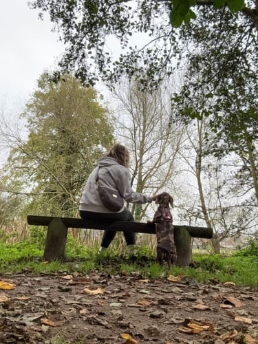 Customer photo review of Walkies Ready® Leggings - Emerald