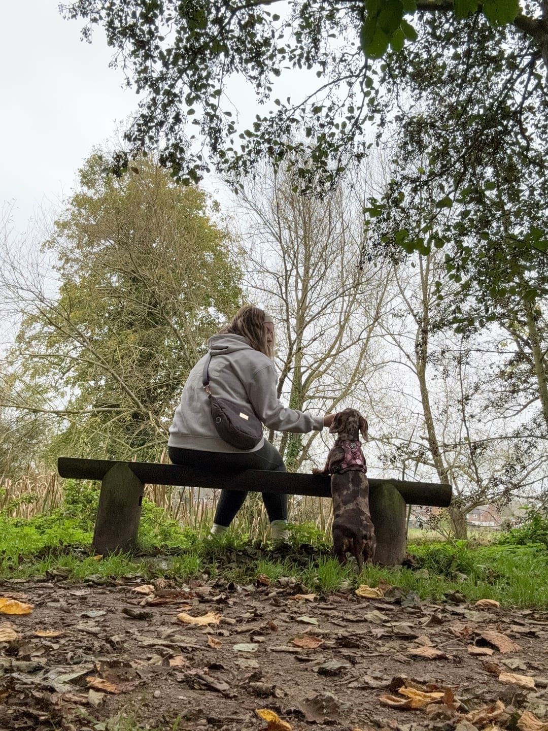 Customer photo review of Walkies Ready® Leggings - Emerald