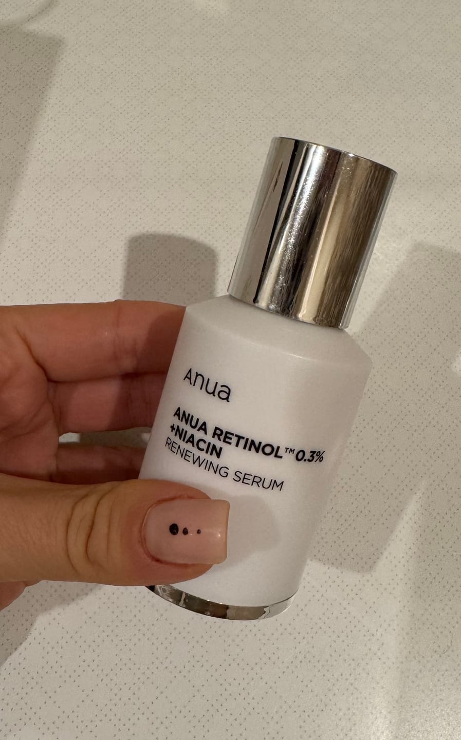 Customer photo review of Atjaunojošs serums ar retinolu Anua Nano Retinol 0,3% + Niacin Renewing Serum