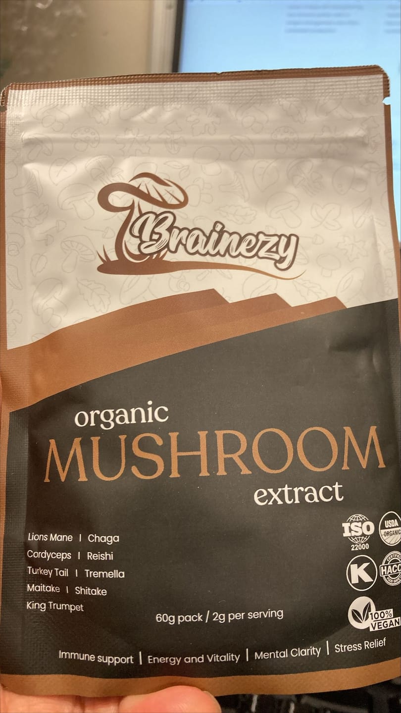 Customer photo review of Your Daily 9-In-1 Mushroom Wellness Secret- 30 Servings