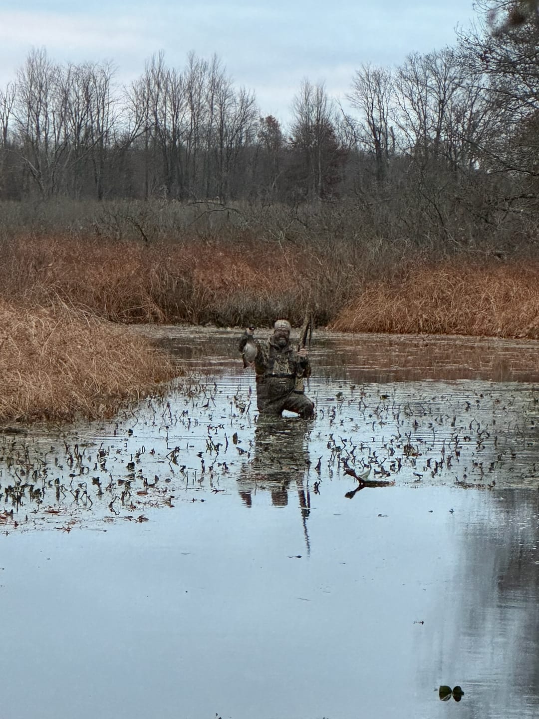 Customer photo review of TorridSeeker Heated Duck Waterfowl Hunting Neoprene Chest Waders