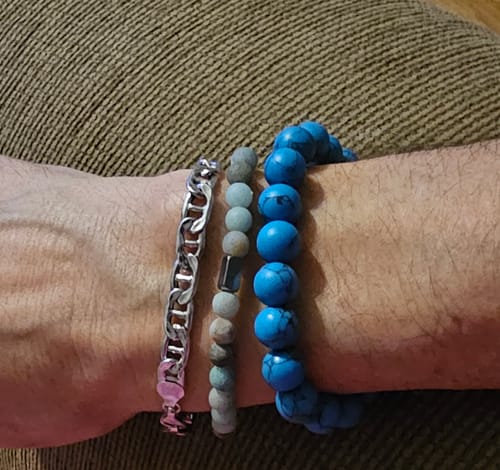 Customer photo review of STACKER - AMAZONITE (POS)