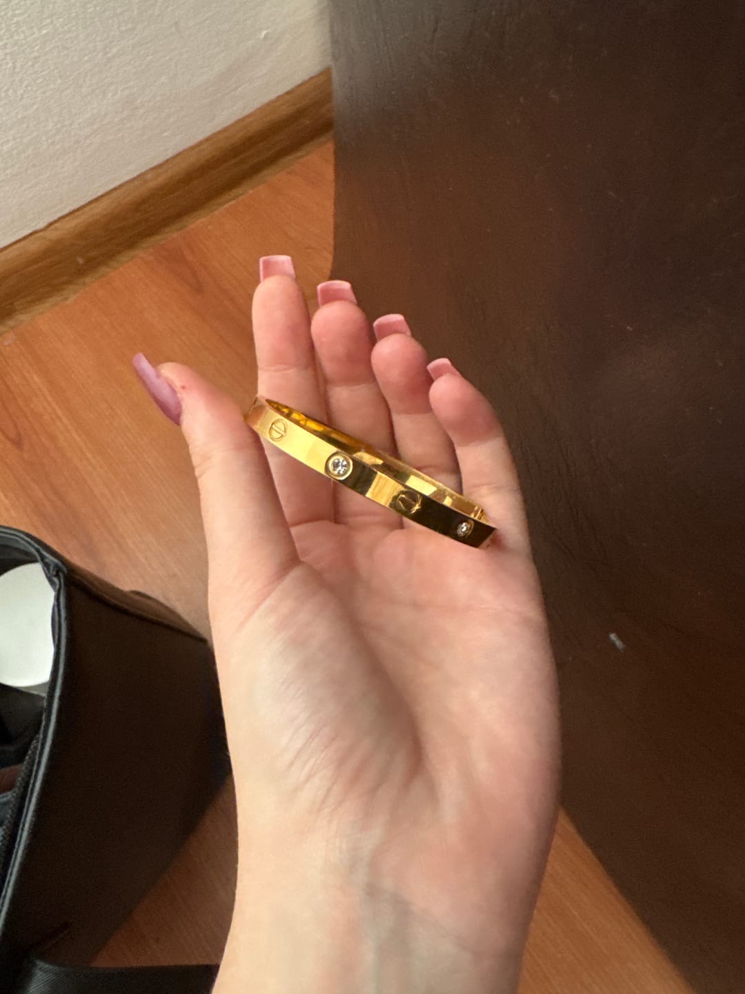 Customer photo review of Bratara Love - Auriu