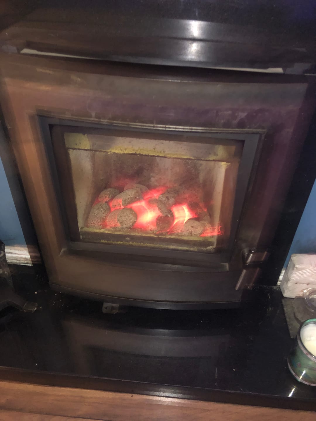 Customer photo review of Glo Therm Smokeless Coal (1 Tonne) 50 x 20kg Bags