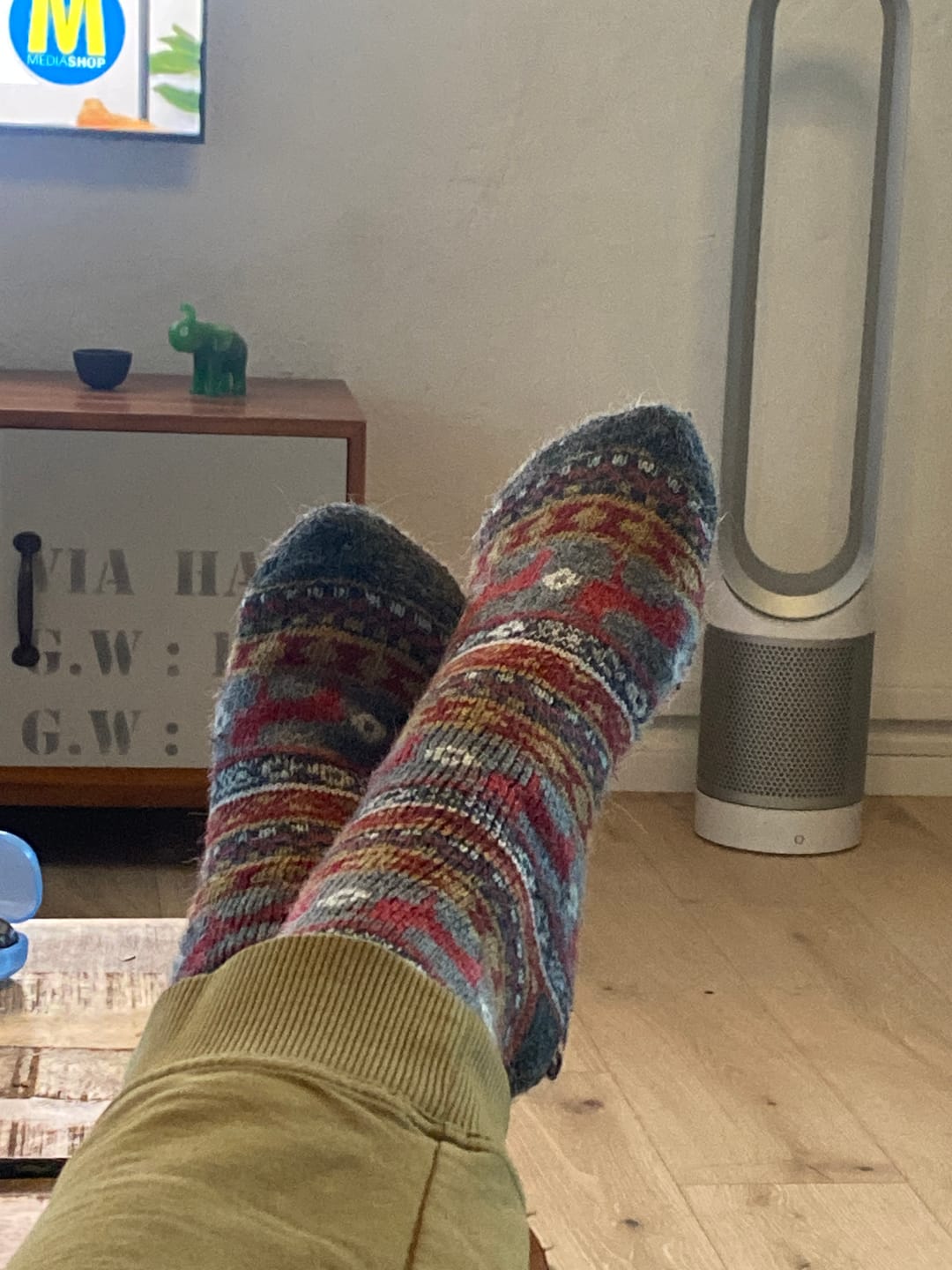 Customer photo review of Alpaka-& Merino Peru-Socken