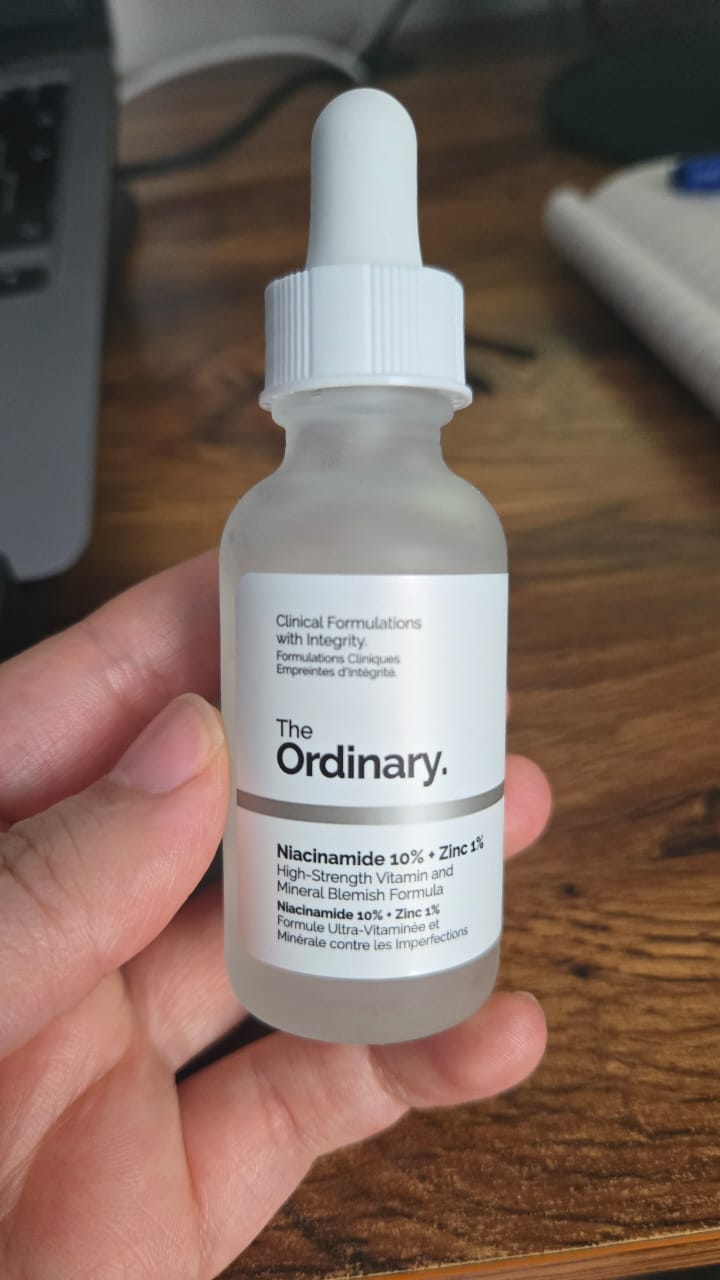 Customer photo review of Niacinamide 10% + Zinc 1% Oil Control Serum
