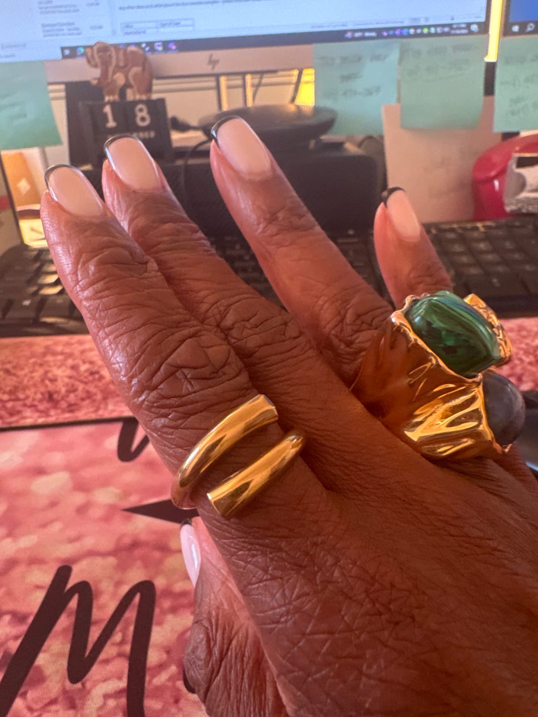 Customer photo review of Twisted Love Ring