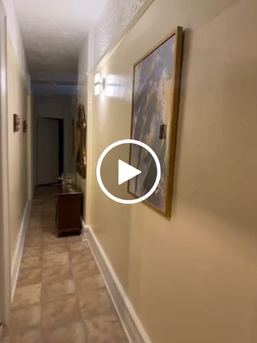 Customer video review of BLUE & YELLOW ABSTRACT