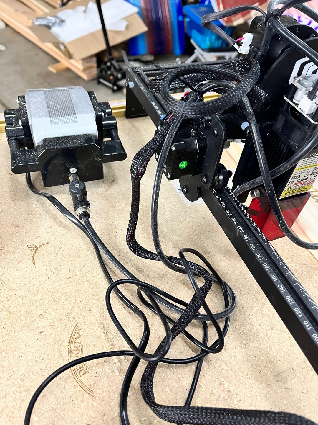 Customer photo review of Air Assist Kits for RAY5 5W&10W Laser Engraver