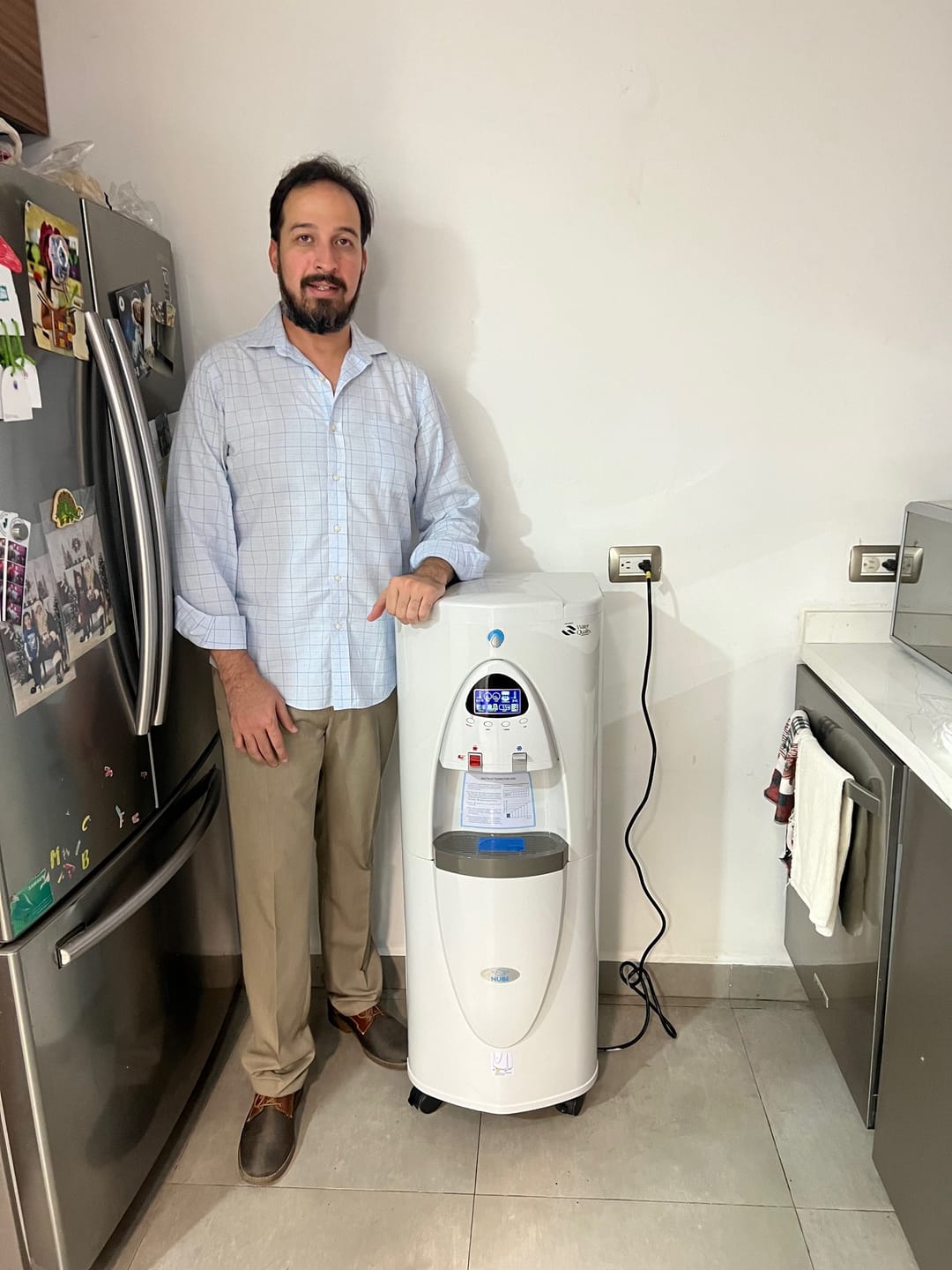 Customer photo review of NUBE SS30: Atmospheric Water Generator (8 Gal/day) 110V.