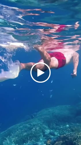 Customer video review of Very Cherry - Waterproof Pocket Swim Shorts