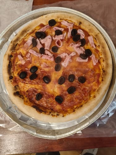 Customer photo review of Pizza SENZA GLUTINE E LATTOSIO