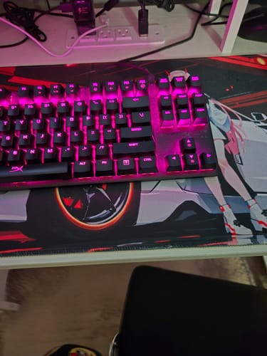 Customer photo review of Custom Design Large Mouse Pad