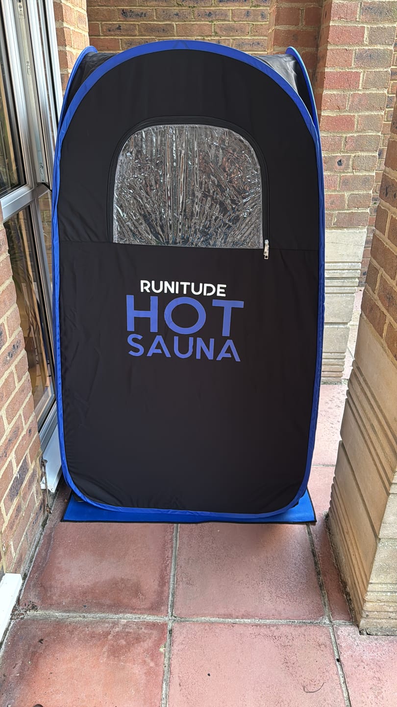 Customer photo review of Runitude Portable Sauna Tent