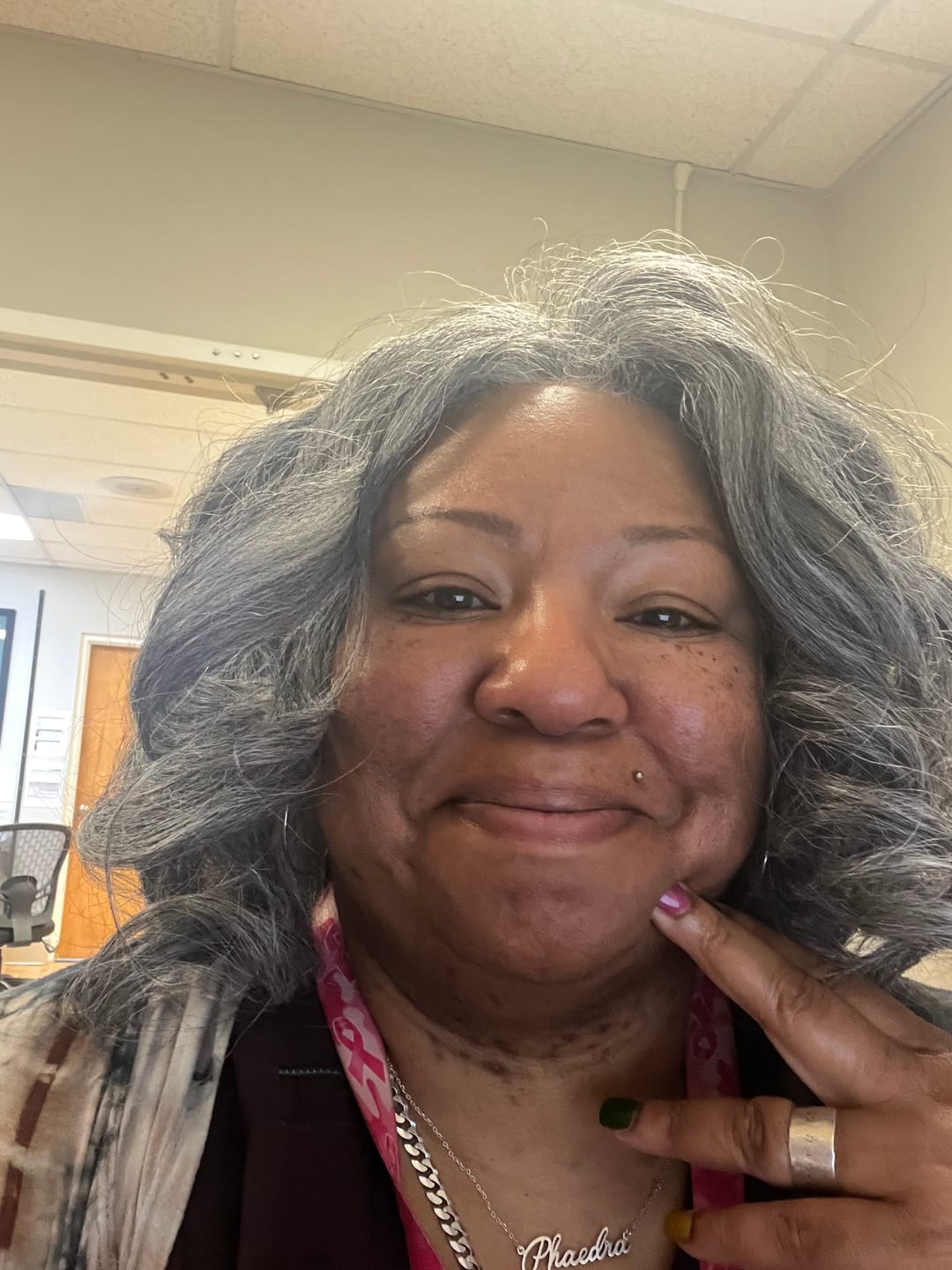 Customer photo review of Sensationnel Curs Kinks & Co Glueless Synthetic Kinky Edges 13x6 HD Lace Front Wig - 13x6 KINKY BODY WAVE 14"