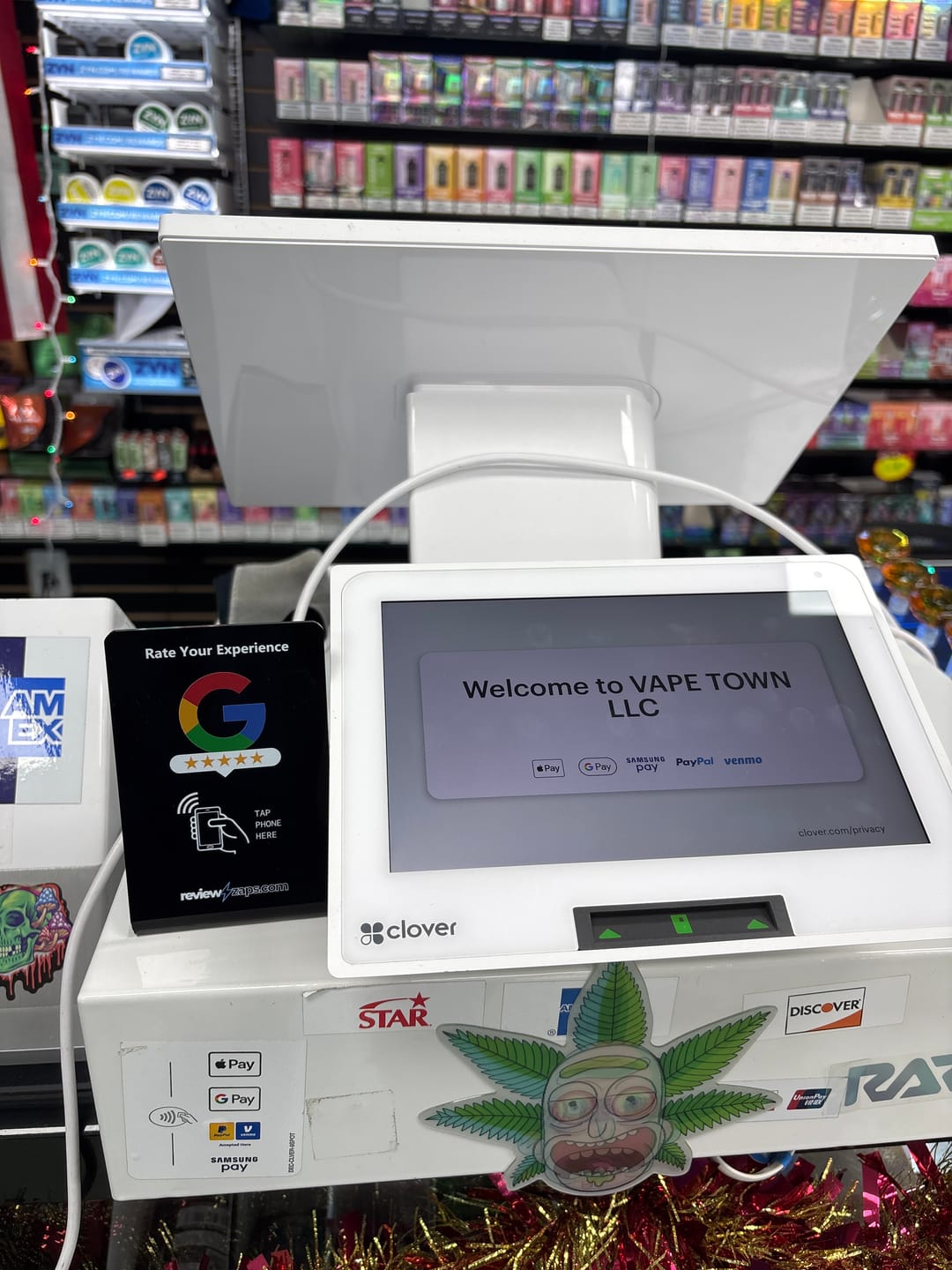 Customer photo review of NFC Google Review Stand
