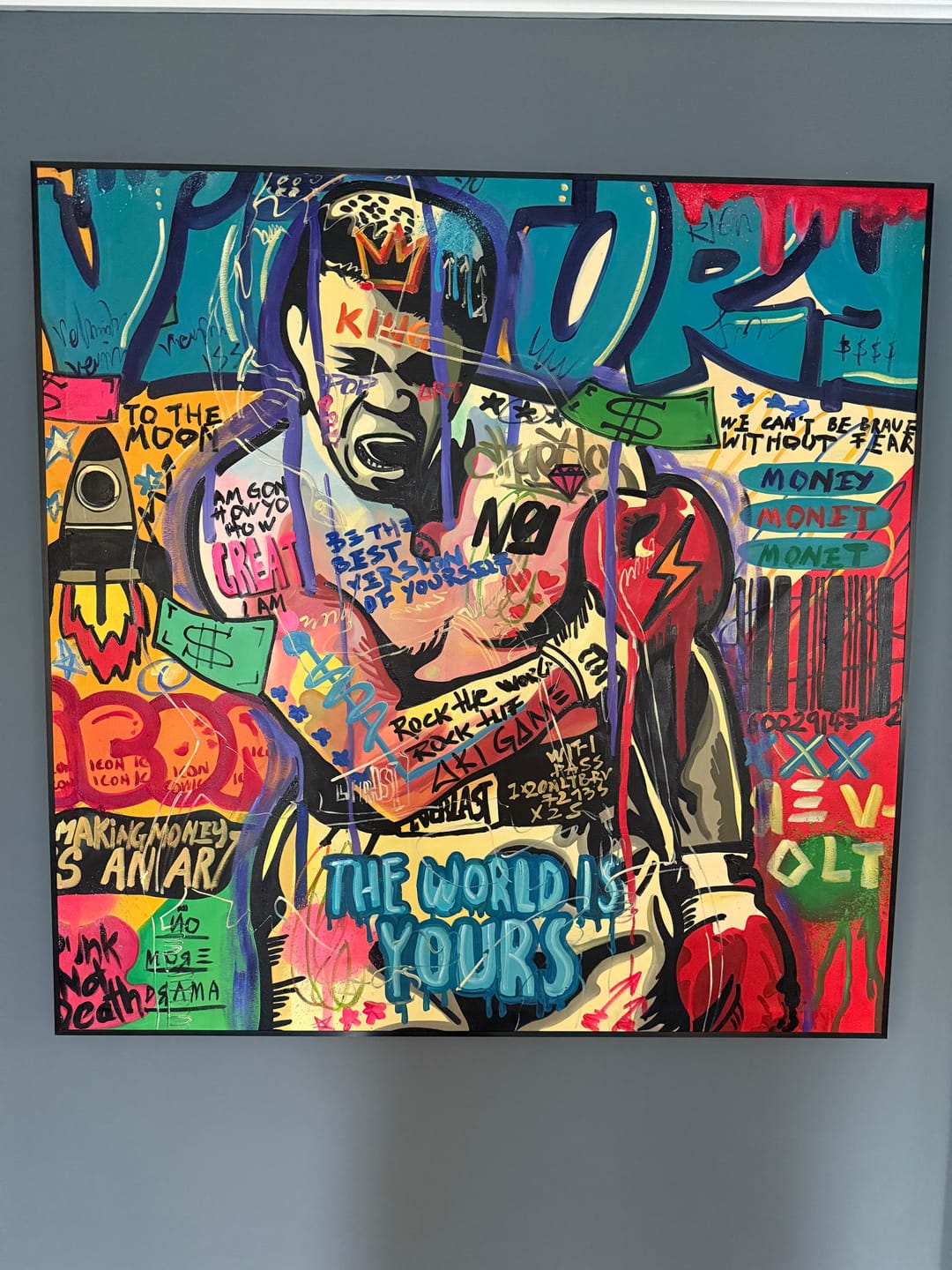 Customer photo review of Muhammad Ali Graffiti