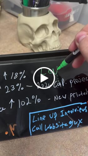 Customer video review of DeskBoard Buddy