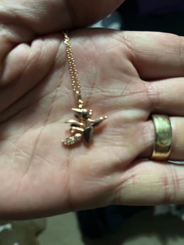 Customer photo review of Disney® Minnie Mouse Light Up Jack-O-Lantern Candle and Jewelry Tray - Minnie Mouse Halloween Necklace Collection